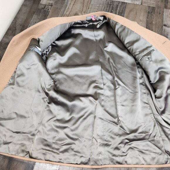 Mens Oscar De La Renta size 44L Wool 4 Button Blazer Suit Jacket - Picture 3 of 8